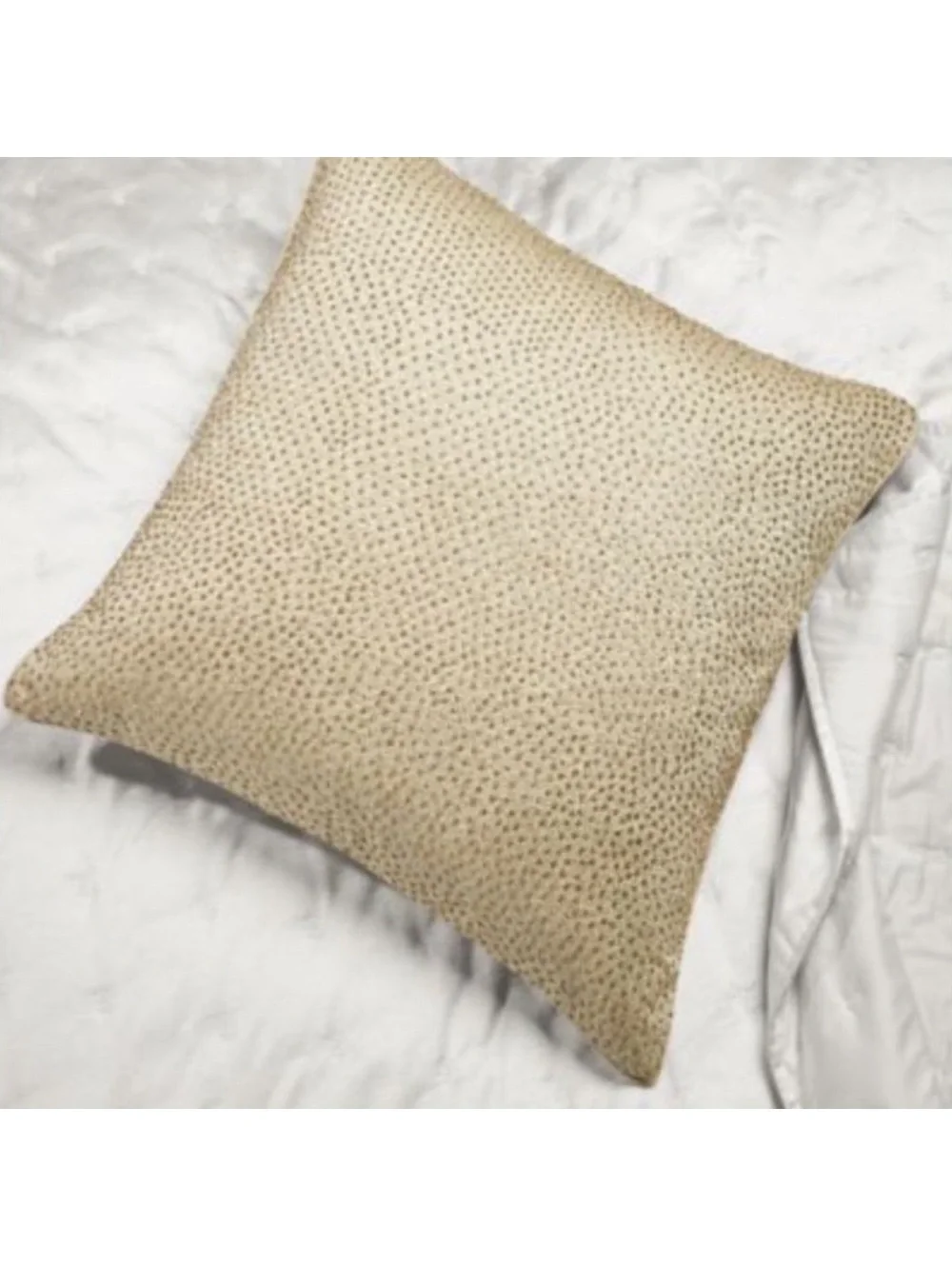 X2 Hudson Park Foglia Euro Sham, Gold, New w/Tag Retail $400 Total